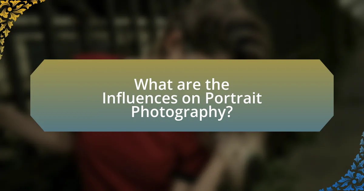 What are the Influences on Portrait Photography?